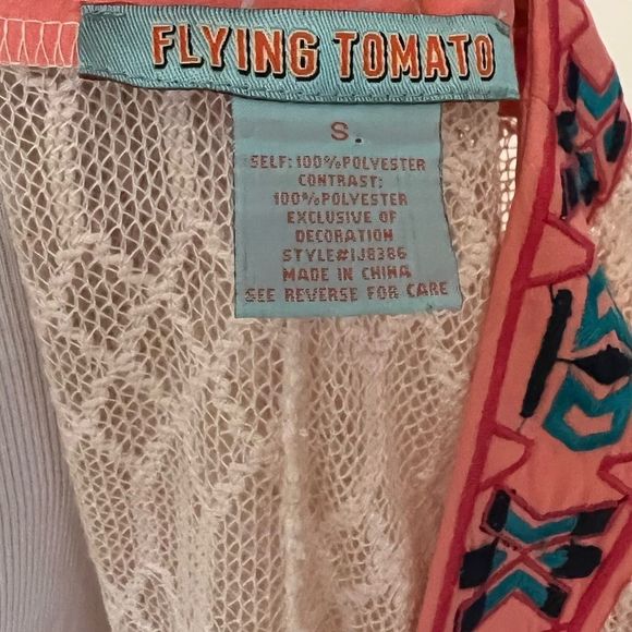 Flying tomato cardigan, size S - Picture 4 of 4